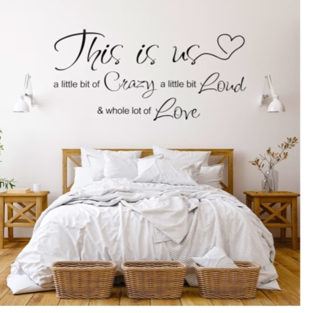 New This Is Us Wall Decal - Black